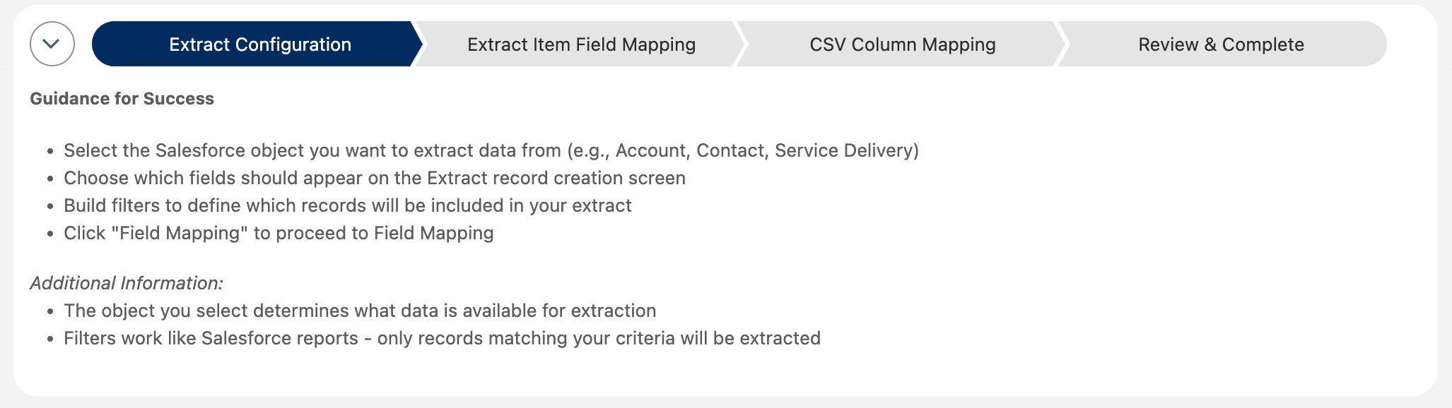 Custom Extract Pathway